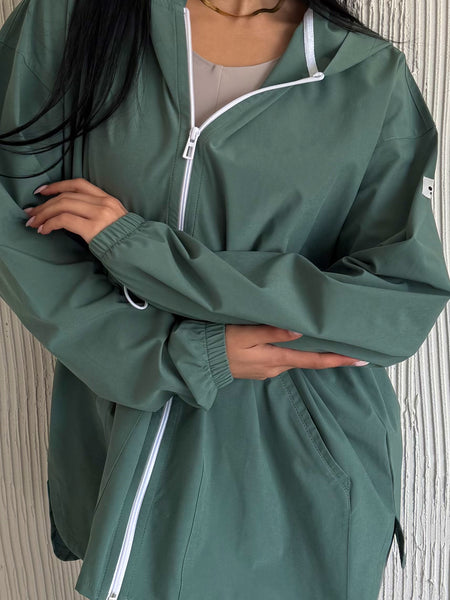 Lightweight Summer Jacket Sage Green